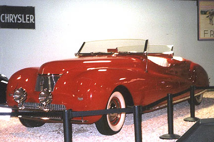 Lana Turner's 1941 Chrysler Newport Dual Cowl Phaeton, one of six built.