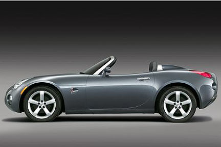 New Car Review of the 2006 Pontiac Solstice Convertible Sports Car