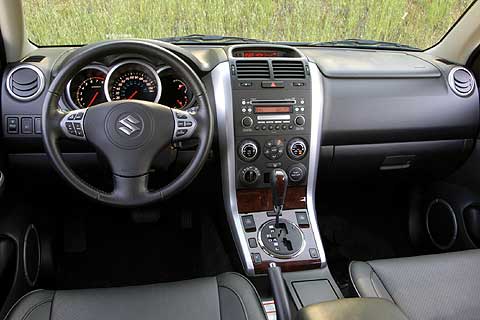 Interior of the 2007 Suzuki Grand Vitara Compact Sport Utility Vehicle