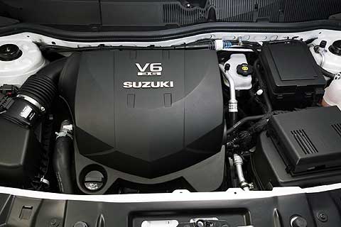 Engine compartment of the 2007 Suzuki XL7 Limited 2WD Sport Utility Vehicle